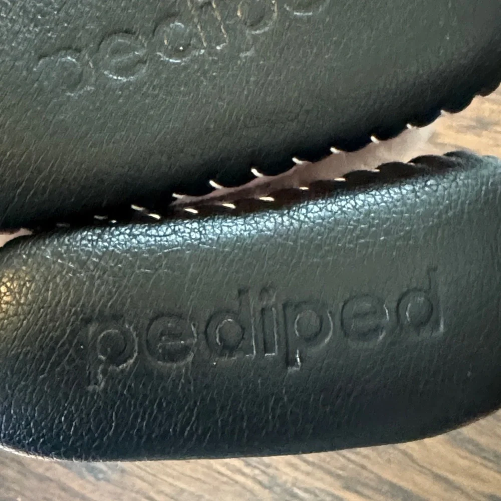 pediped Pink Faux-Fur Walker Booties with Black Soles